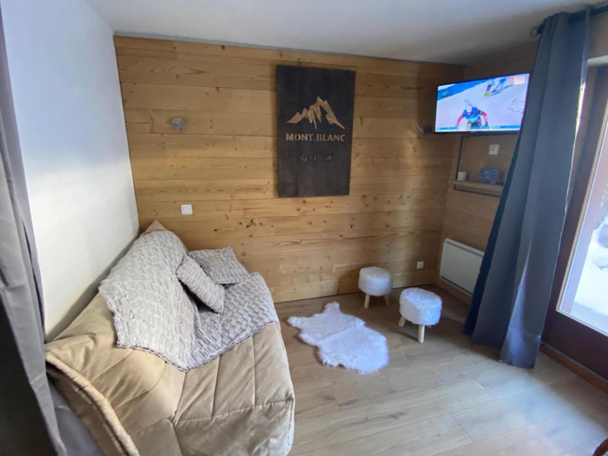Chaleureux appartement rénové ambiance chalet Praz-sur-Arly Extérieur photo