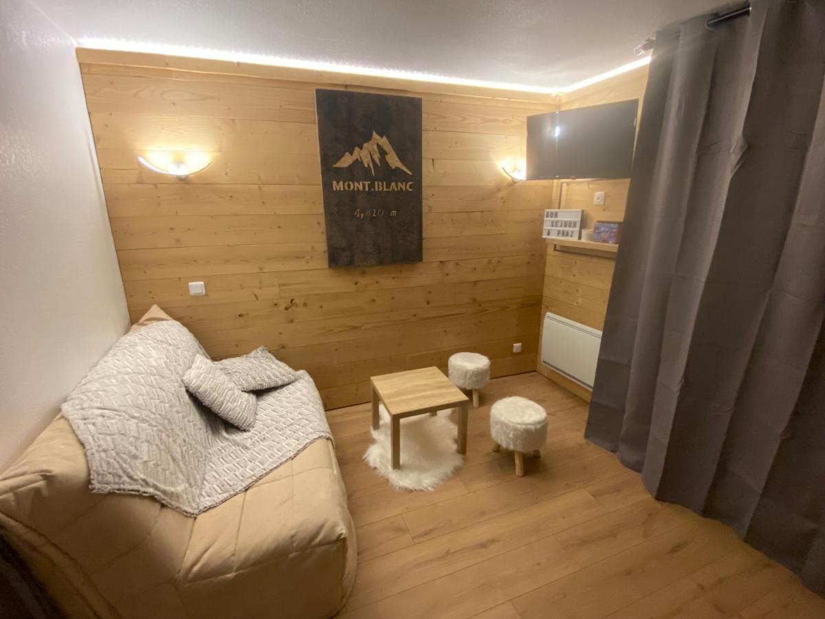 Chaleureux appartement rénové ambiance chalet Praz-sur-Arly Extérieur photo